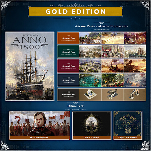 Anno 1800 - Gold Edition Year 5 Ubisoft Connect for PC - Buy now